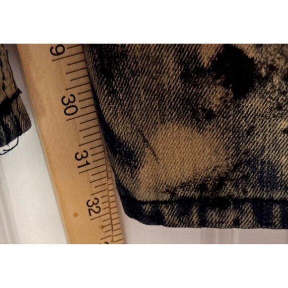 Diamond Stash Destroyed Acid Wash Distressed Jeans Size 38 Men"s Biker - Picture 6 of 7